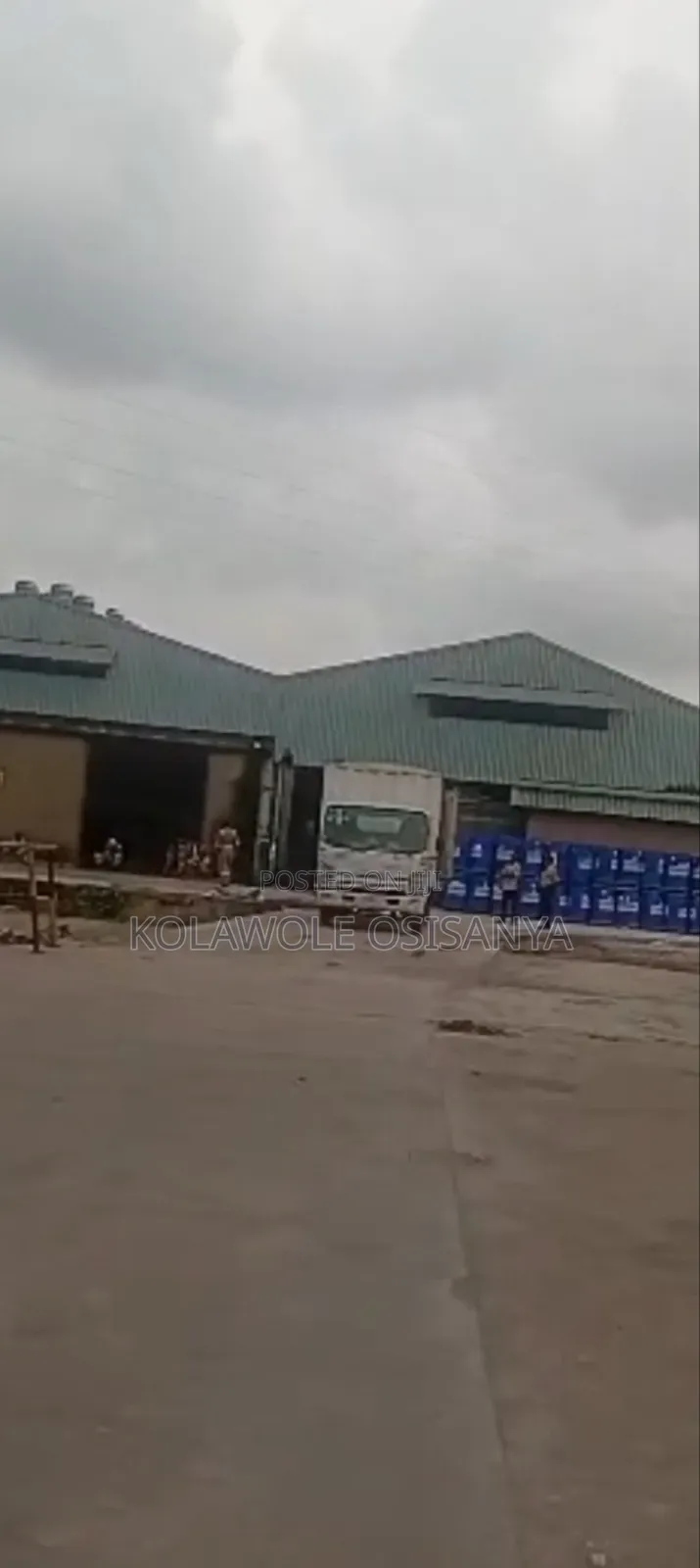 4.3Acres With 7bay Warehouses Off Adeniyi Jones in Oba Akran