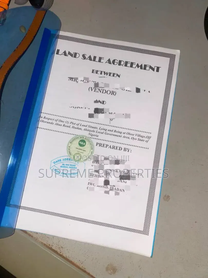 Cheap Plot of Land at Eni Osa Olorunda After Akobo Oju Irin in Ibadan