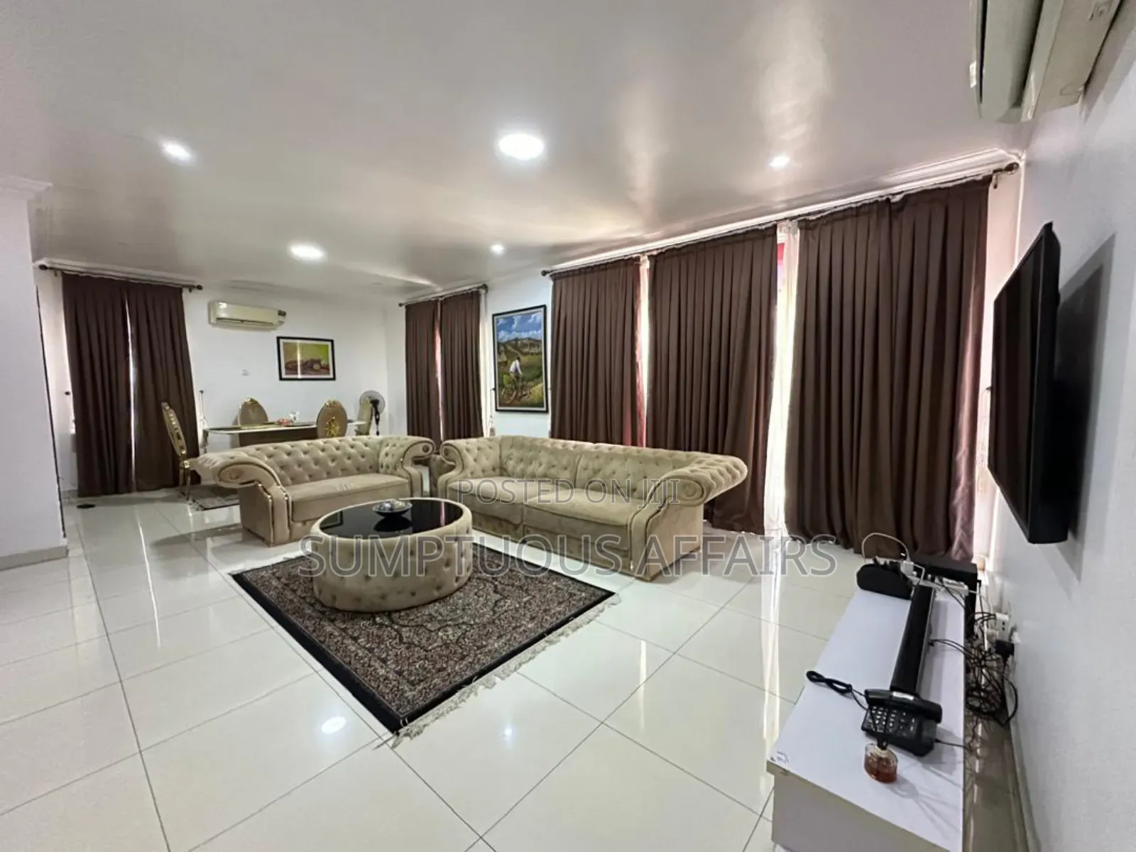 Furnished 3bdrm Penthouse in Crowell Estate, Chevron for rent in Chevron