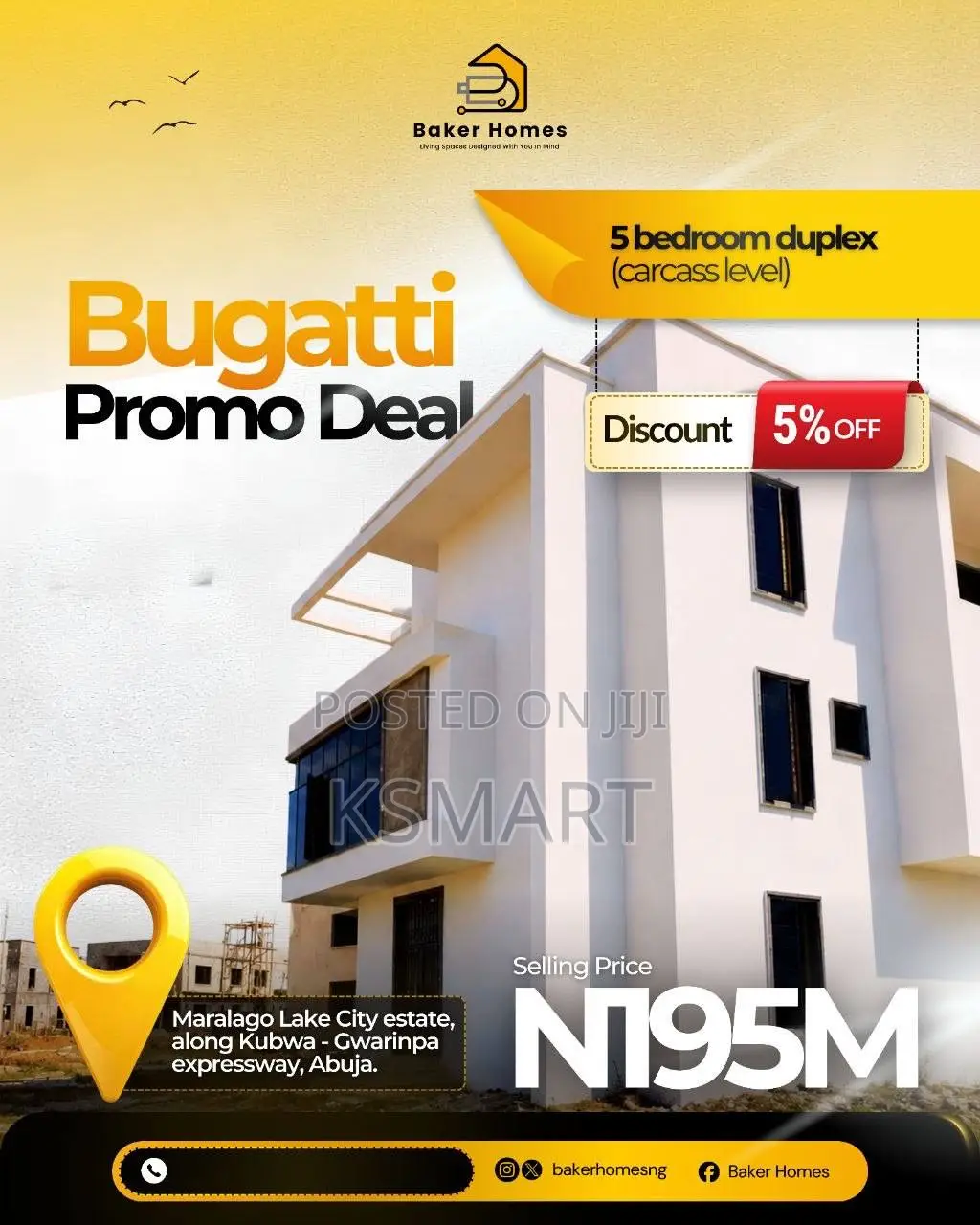 6bdrm Duplex in Maralago Lake City, Kubwa for sale in Kubwa