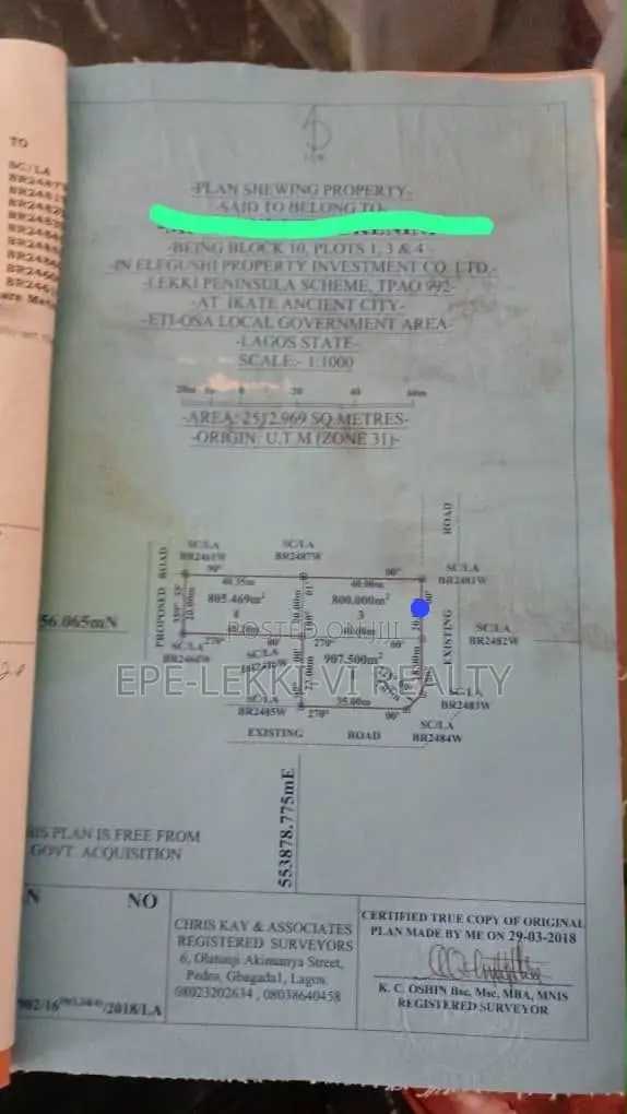 Jv ) Joint Venture in Lekki Phase 1 in Lekki Phase 1