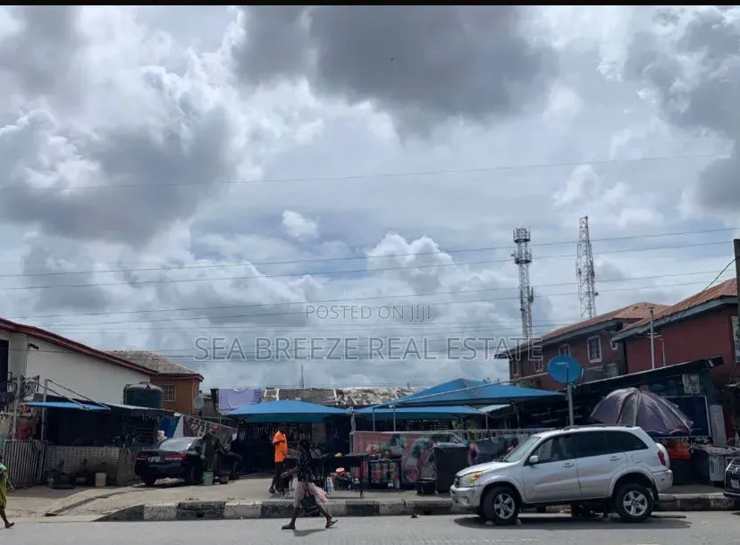 A Plot of Land Bare Land at Babs Animashaun Rd, Off Bode Thomas. in Bode Thomas