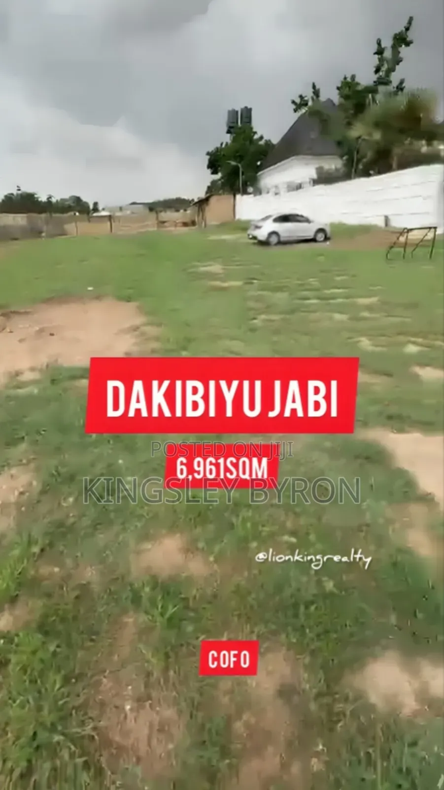 Hot 6,961sqm Land at Jabi Tarred Road in Jabi