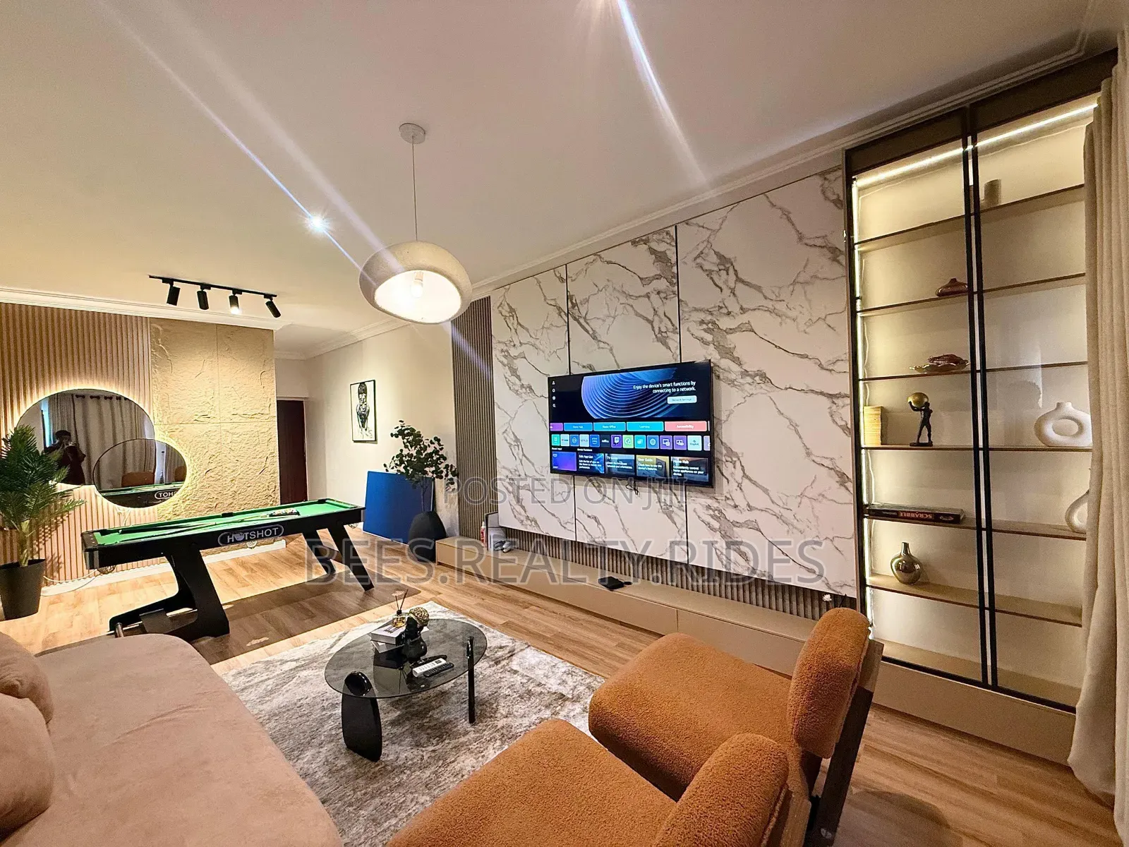 Cozy 2 Bedroom Apartment With a PS5, Snooker Board and Other Games in Ikate