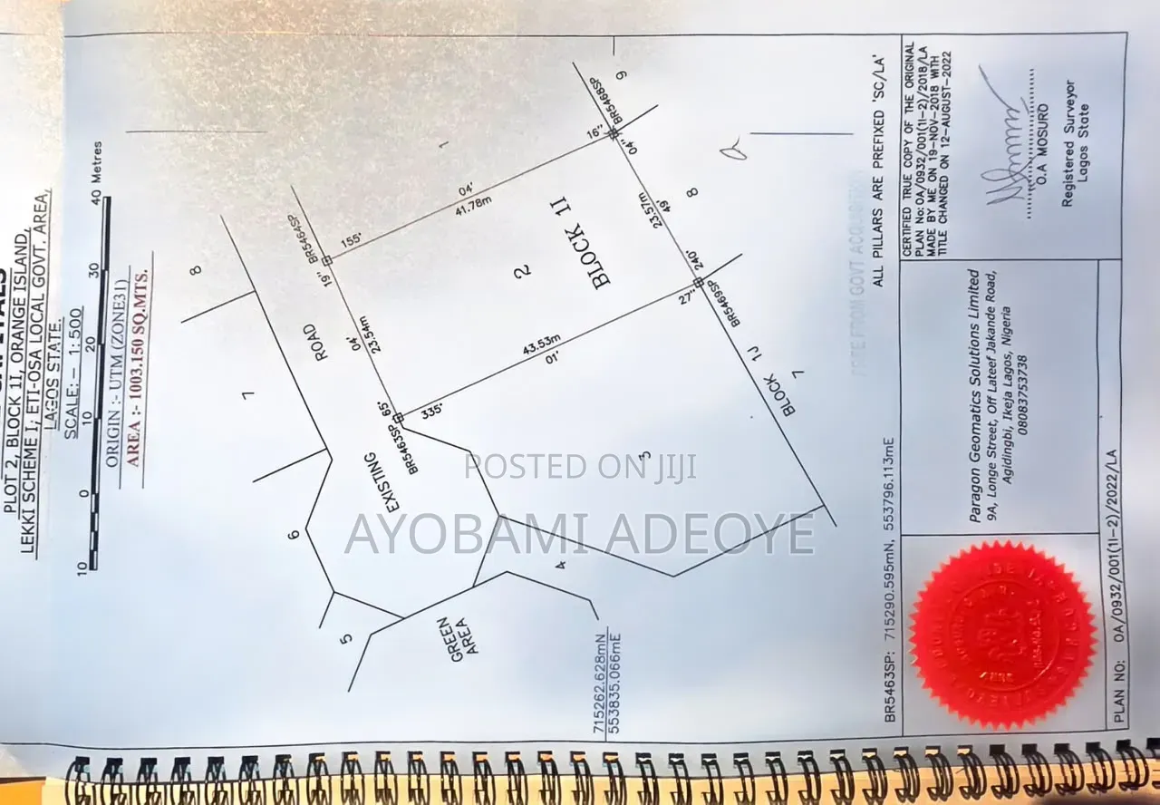 1000sqm of Land at Orange Island Lekki in Orange Island