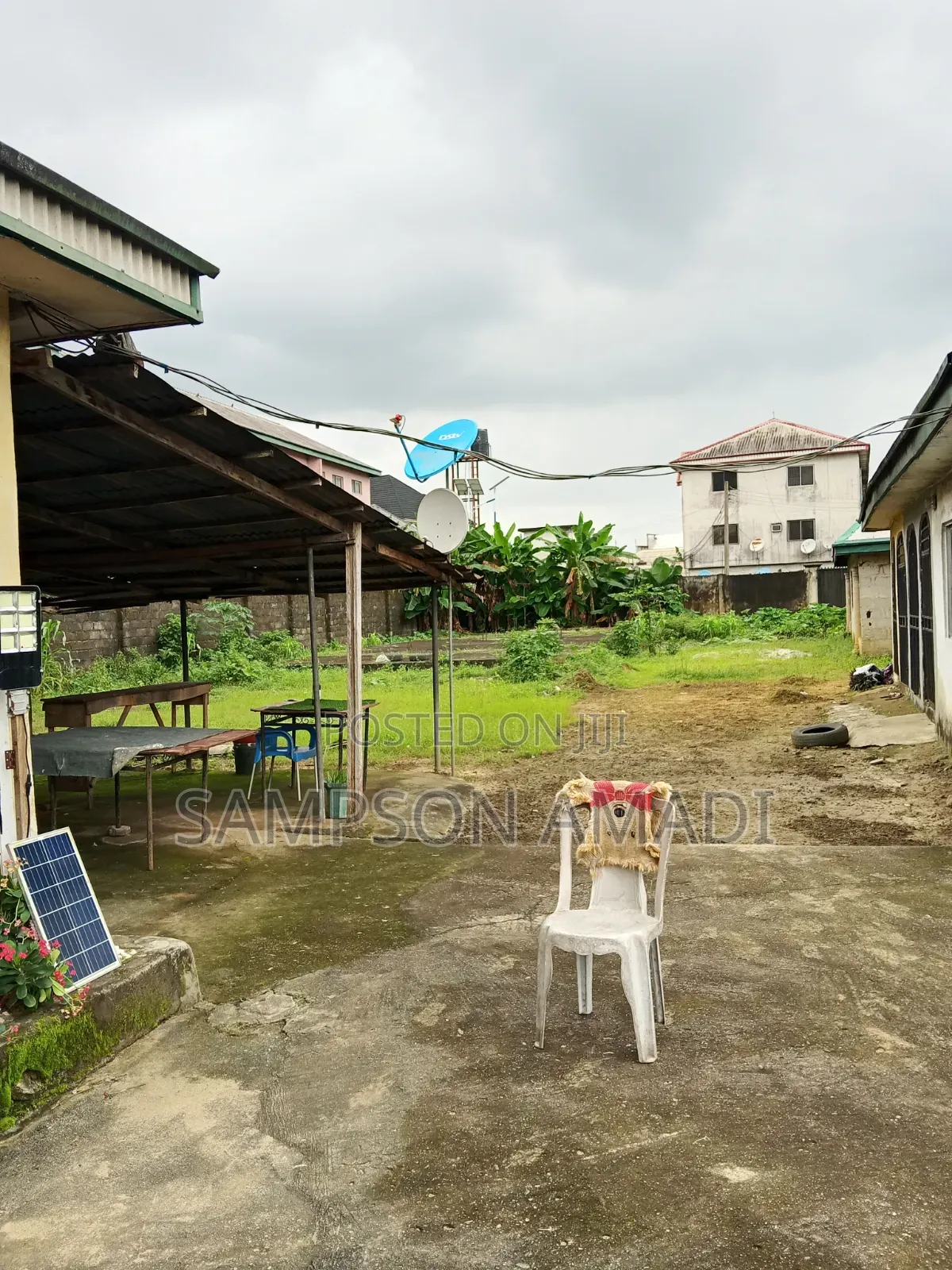 Four and Half Plot of Land for Sale With Buildings Inside in East West Road