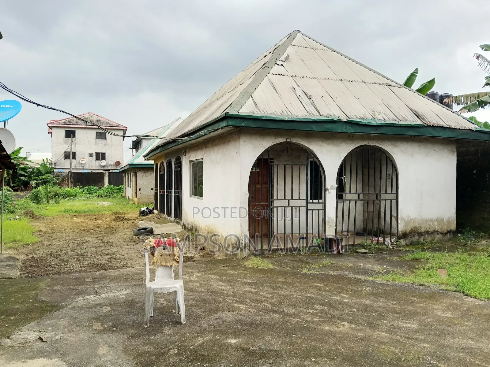 Four and Half Plot of Land for Sale With Buildings Inside in East West Road