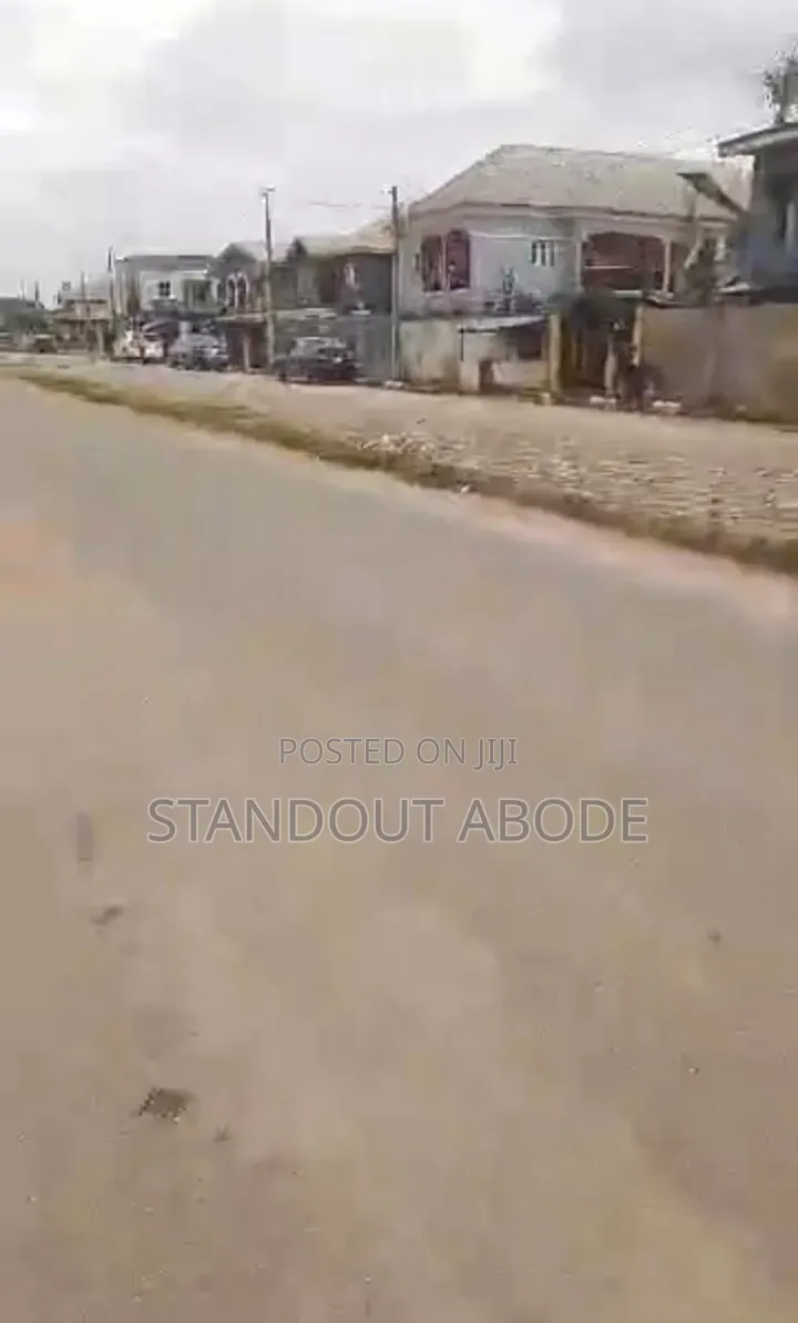 Fenced and Gated Full Plot Facing a Busy Road for Sale in Abaranje