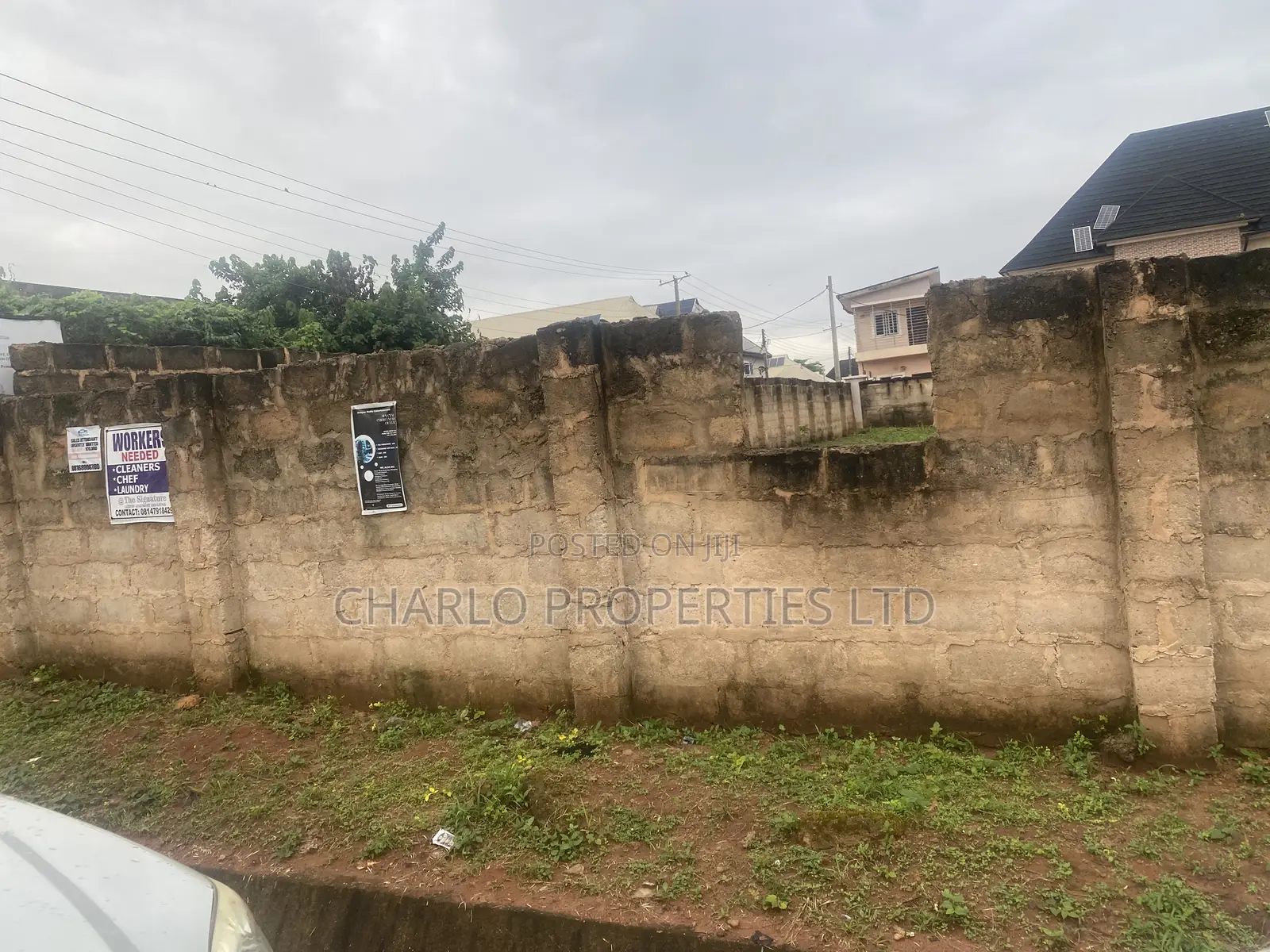 Fenced and Gated 50ft by 100ft Along PZ Road for Outright Sale in Benin City