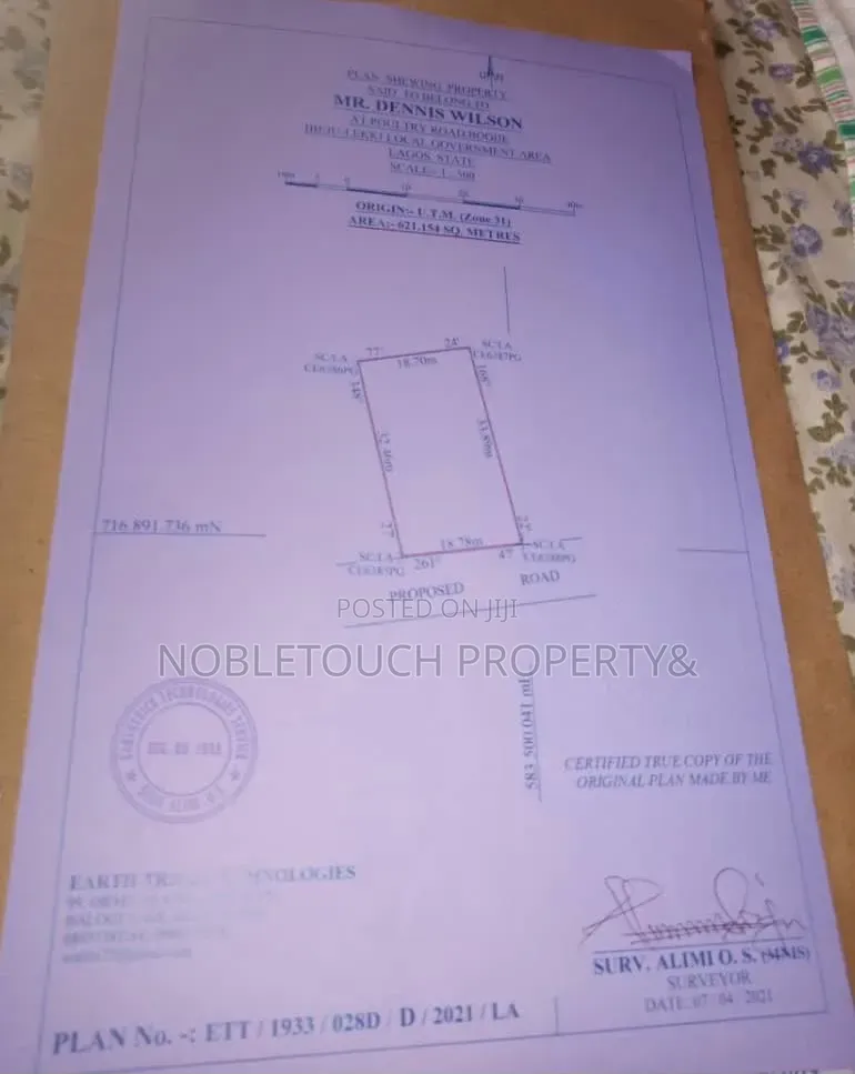 Dry Table Half Plot of Land at Ibeju Lekki in Bogije