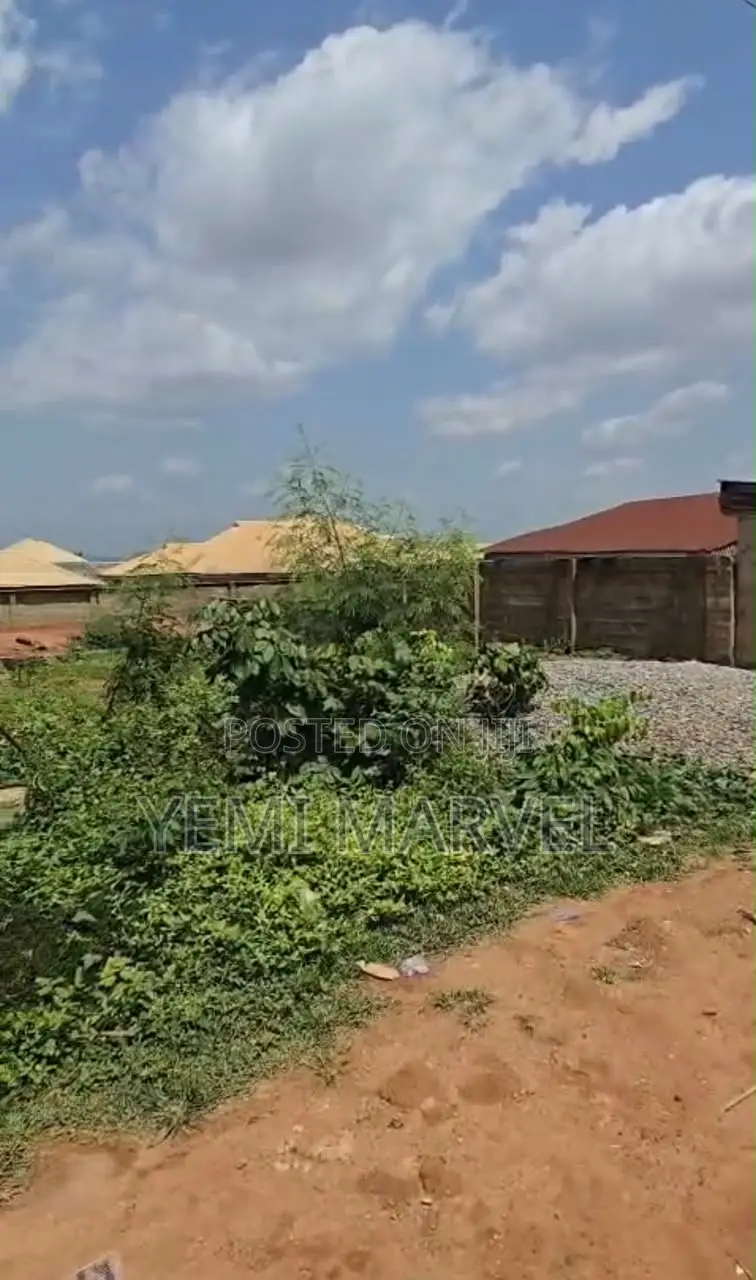 Plot of Land With Borehole, Fenced, 10 Secs Drive to the Tarred Road in Akobo