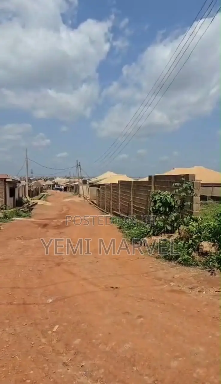 Plot of Land With Borehole, Fenced, 10 Secs Drive to the Tarred Road in Akobo