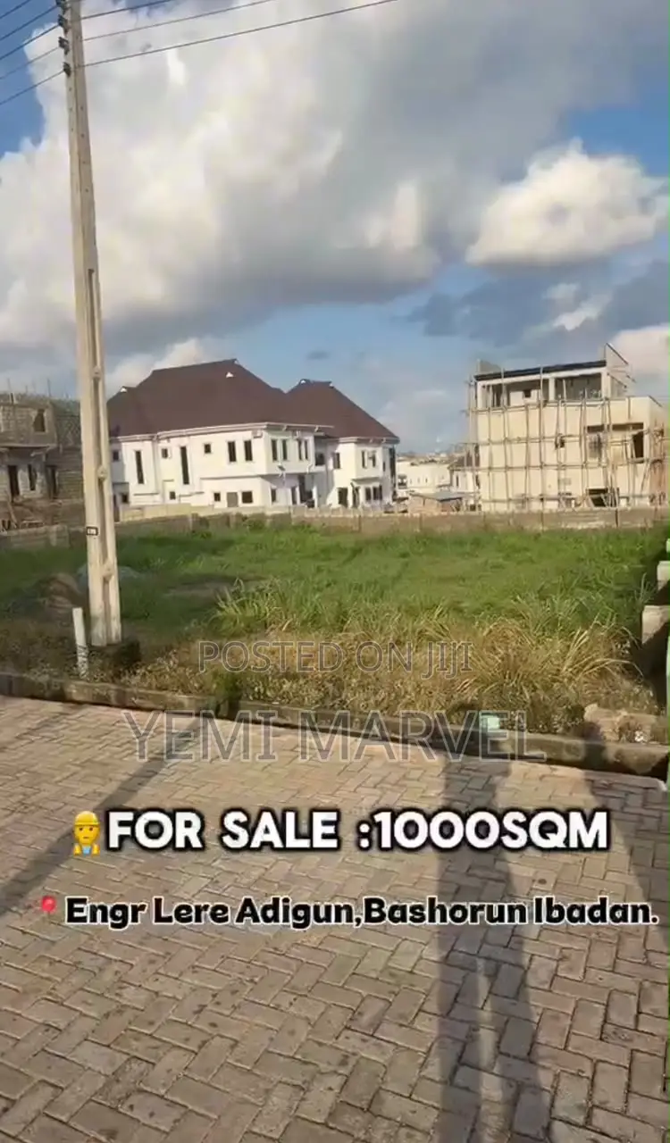 1000sqm of Land for Sale at Engr Lere Adigun, Bashorun-Ibadan. in Basorun