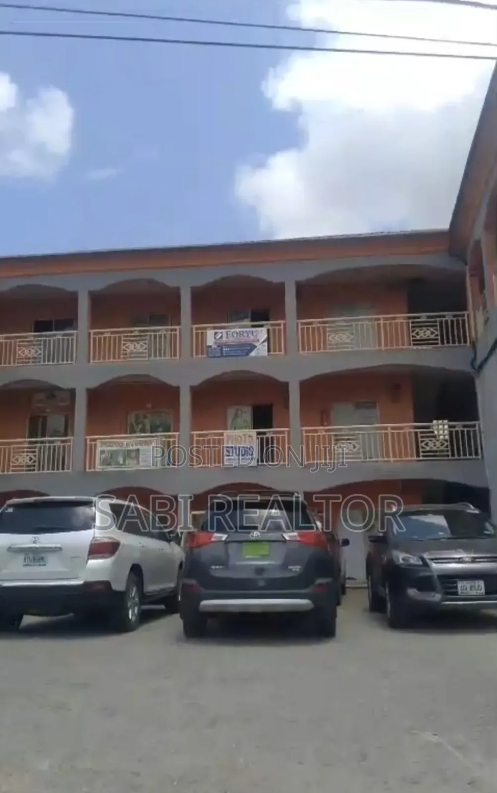 Plaza With 48 Shop Each With Prepaid and Toilet on Akowonjo Road in Akowonjo