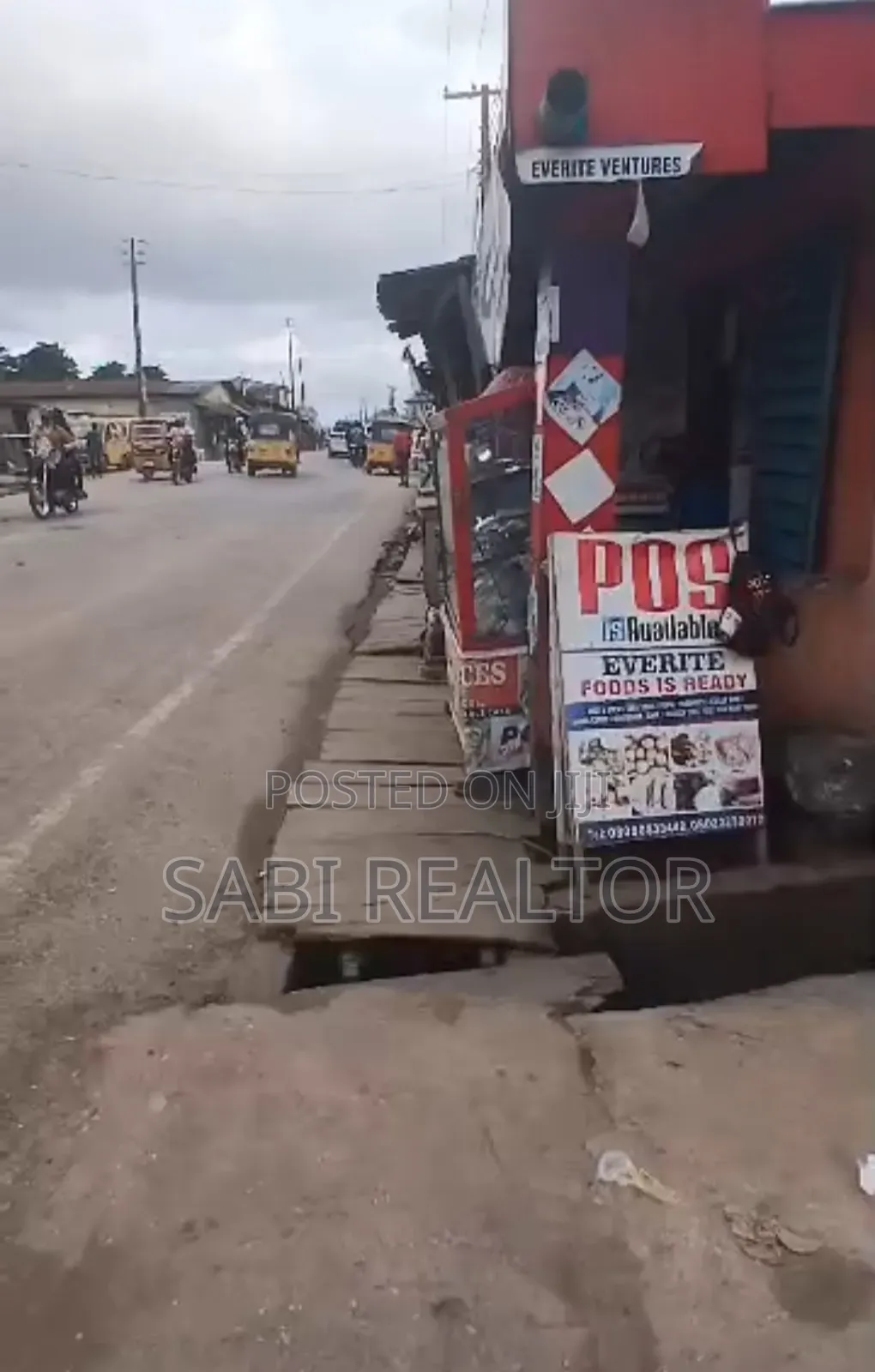 Full Plot of Land With 7 Shop at Adefemi Junction Ipaja Lagos in Ipaja Road