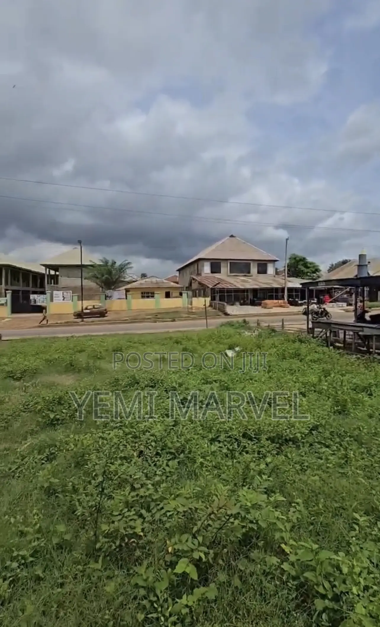 600sqm Fenced and Gated Commercial Land Facing the Main Road, Moniya in Moniya