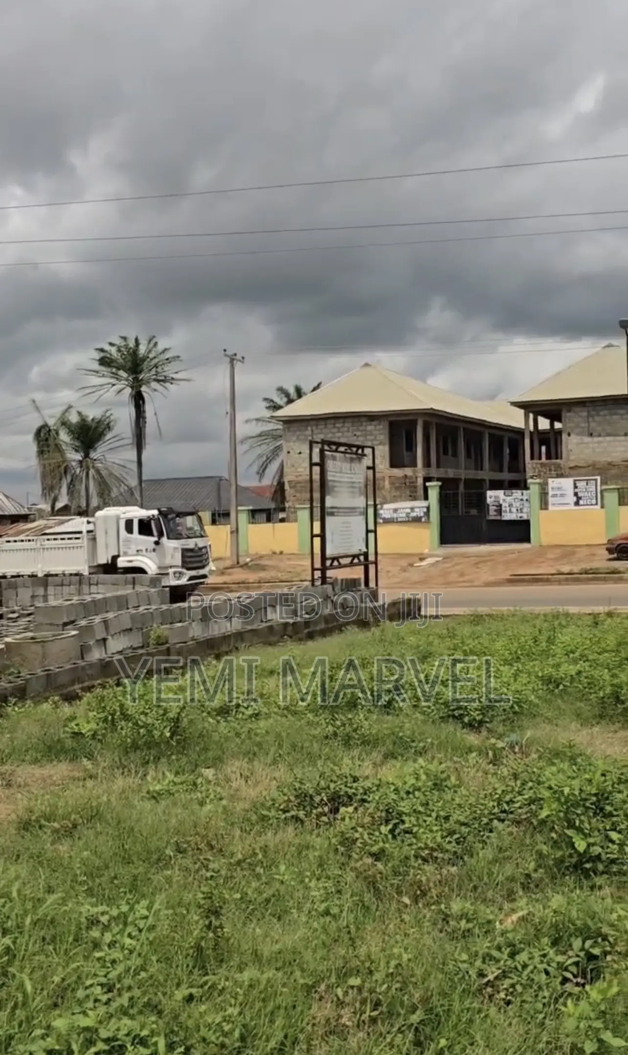 600sqm Fenced and Gated Commercial Land Facing the Main Road, Moniya in Moniya