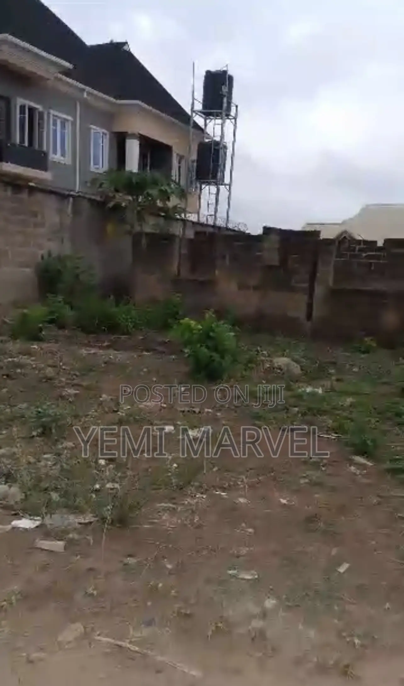 593sqm of Land With 2units of Uncompleted 2bed at the Back of Bolad in Akala Express