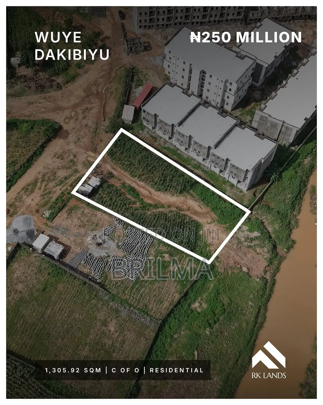 1,305 SQM of Land in Wuye (Dakibiyu) for Sale in Wuye