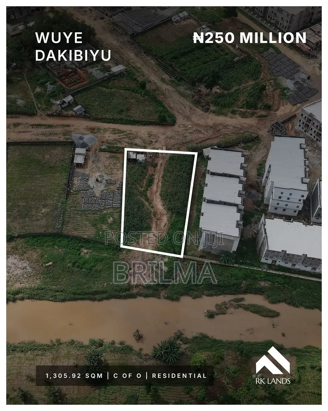 1,305 SQM of Land in Wuye (Dakibiyu) for Sale in Wuye