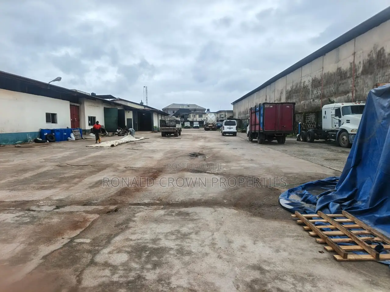 2 Bay Warehouse Sited on 7199sqm of Land Available for Sale at Isolo in Iyana Isolo