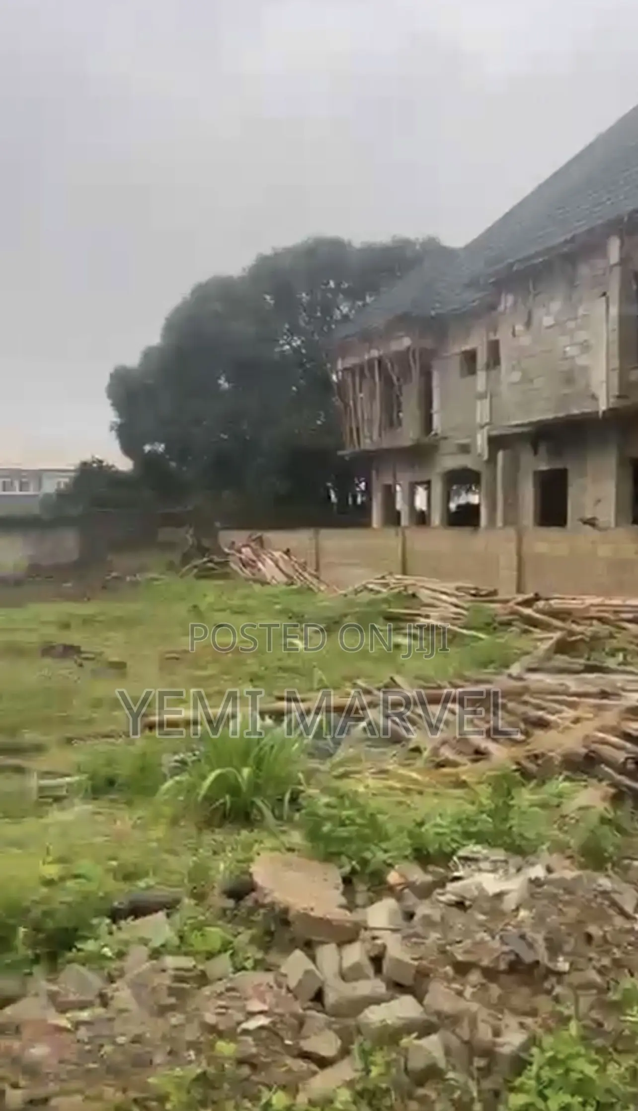 Partially Fenced 450sqm Is Available at New Bodija, Ibadan. in Bodija
