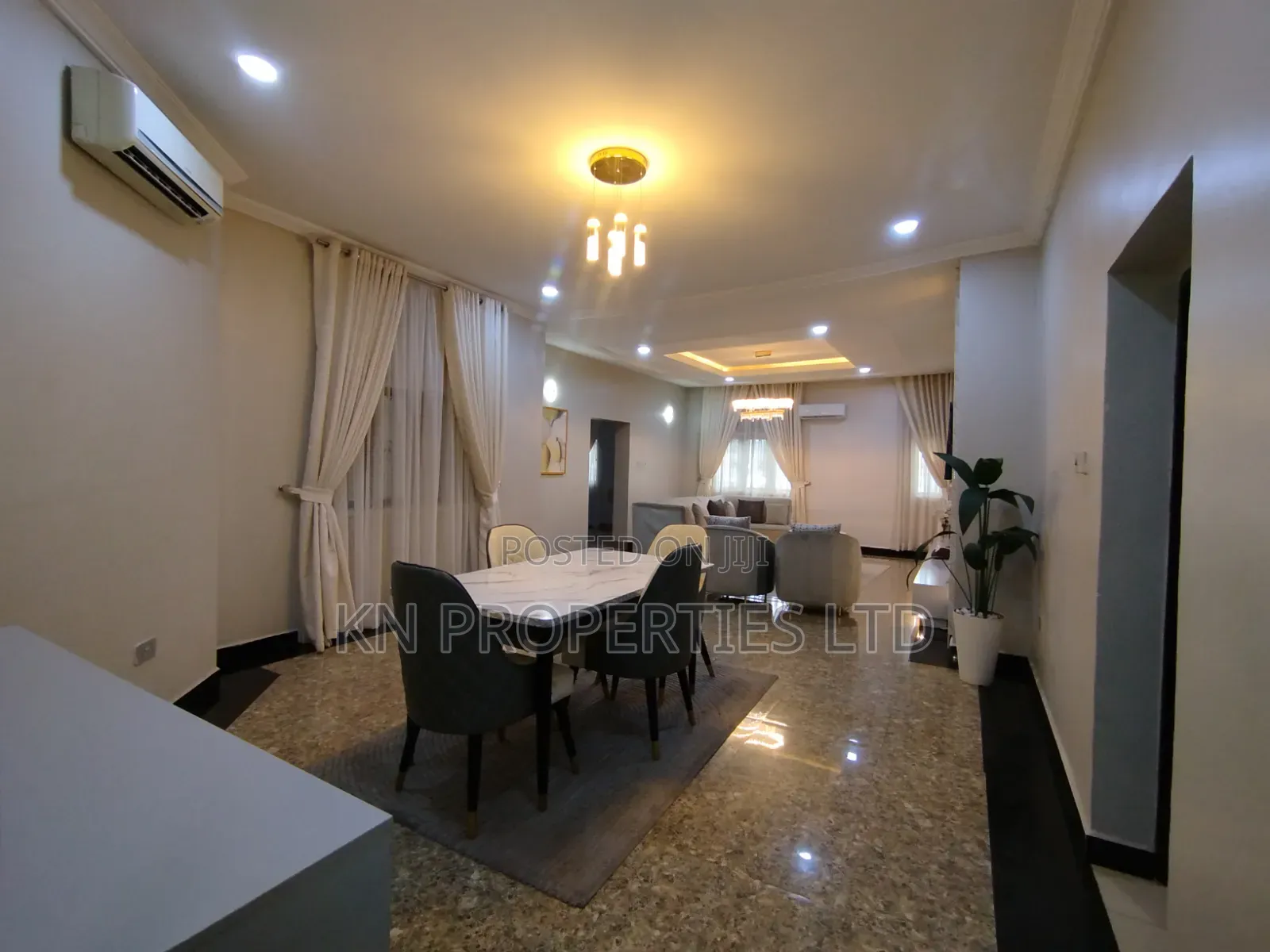 Furnished 3bdrm Apartment in Furnished And, Guzape District for rent in Guzape District
