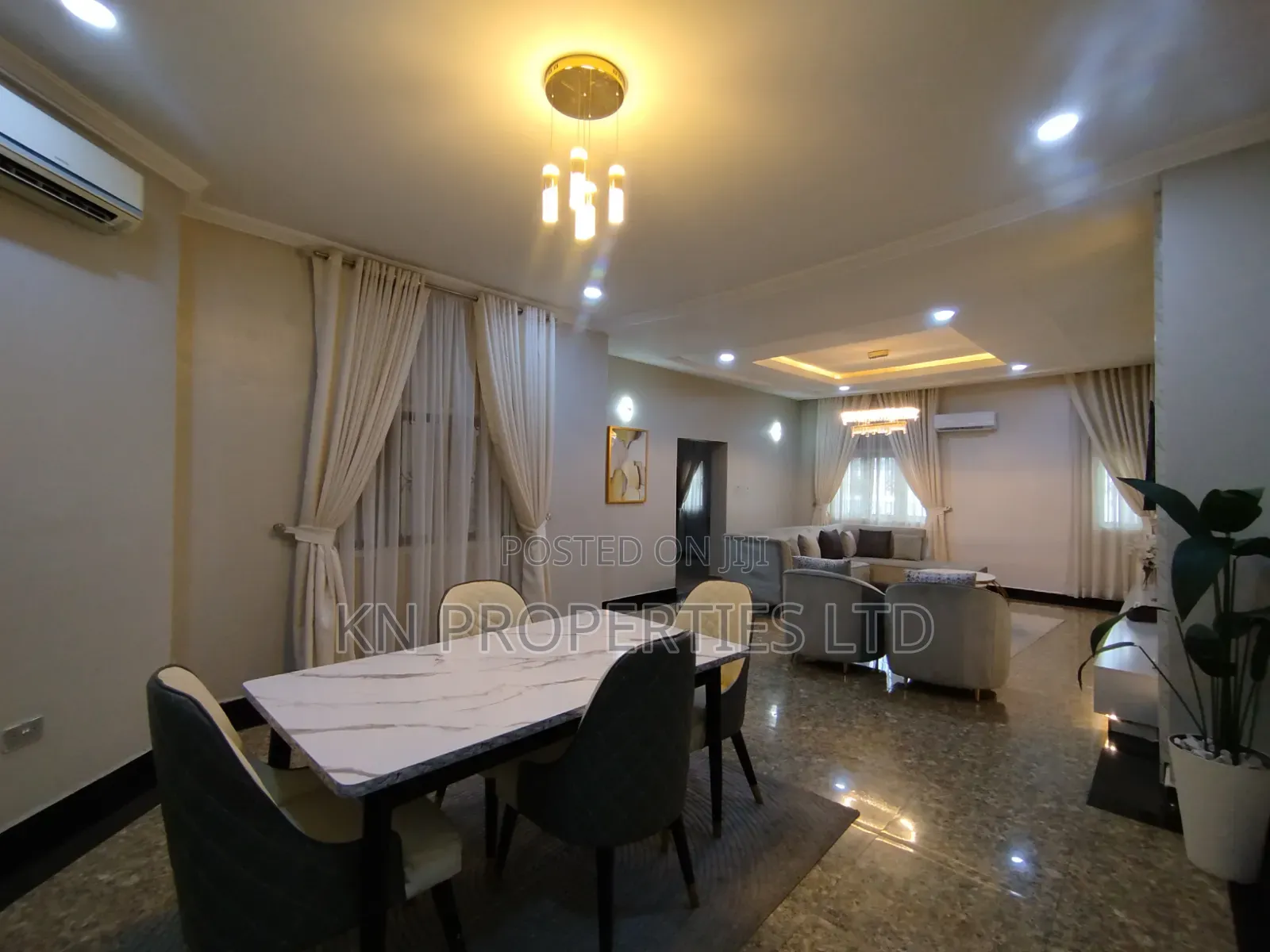Furnished 3bdrm Apartment in Furnished And, Guzape District for rent in Guzape District