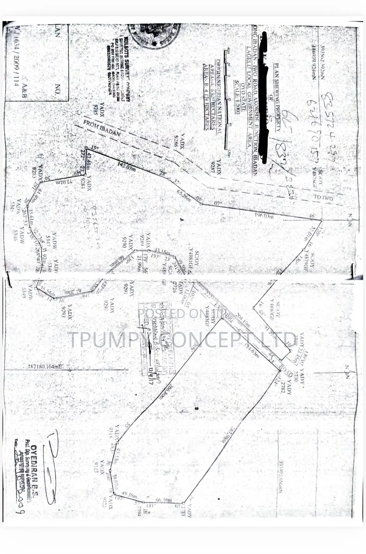 TOTAL SALES OF 27 Acres of Prime Estate Land for Sale – Lagun, Ibadan in Ibadan