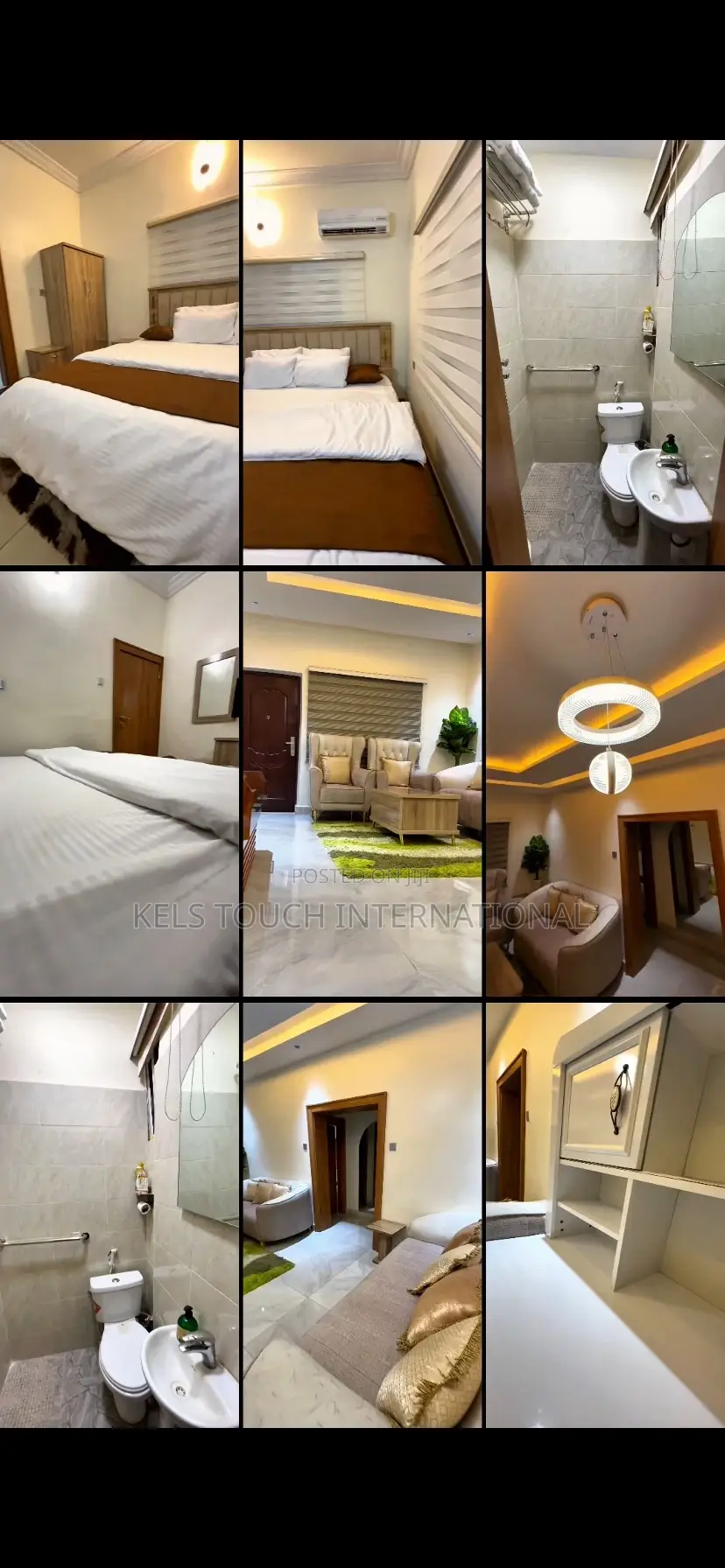 Luxury 2-Bedroom Short Let Apartment in Utako , Abuja in Utako