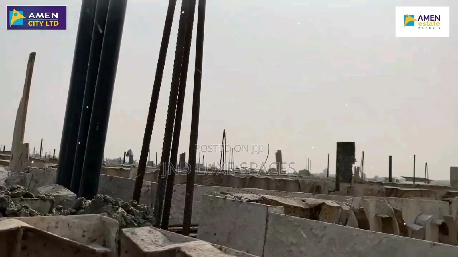 Carcass on 500sqm of Land Available at Amen Estate Phase 3 in Lekki Expressway