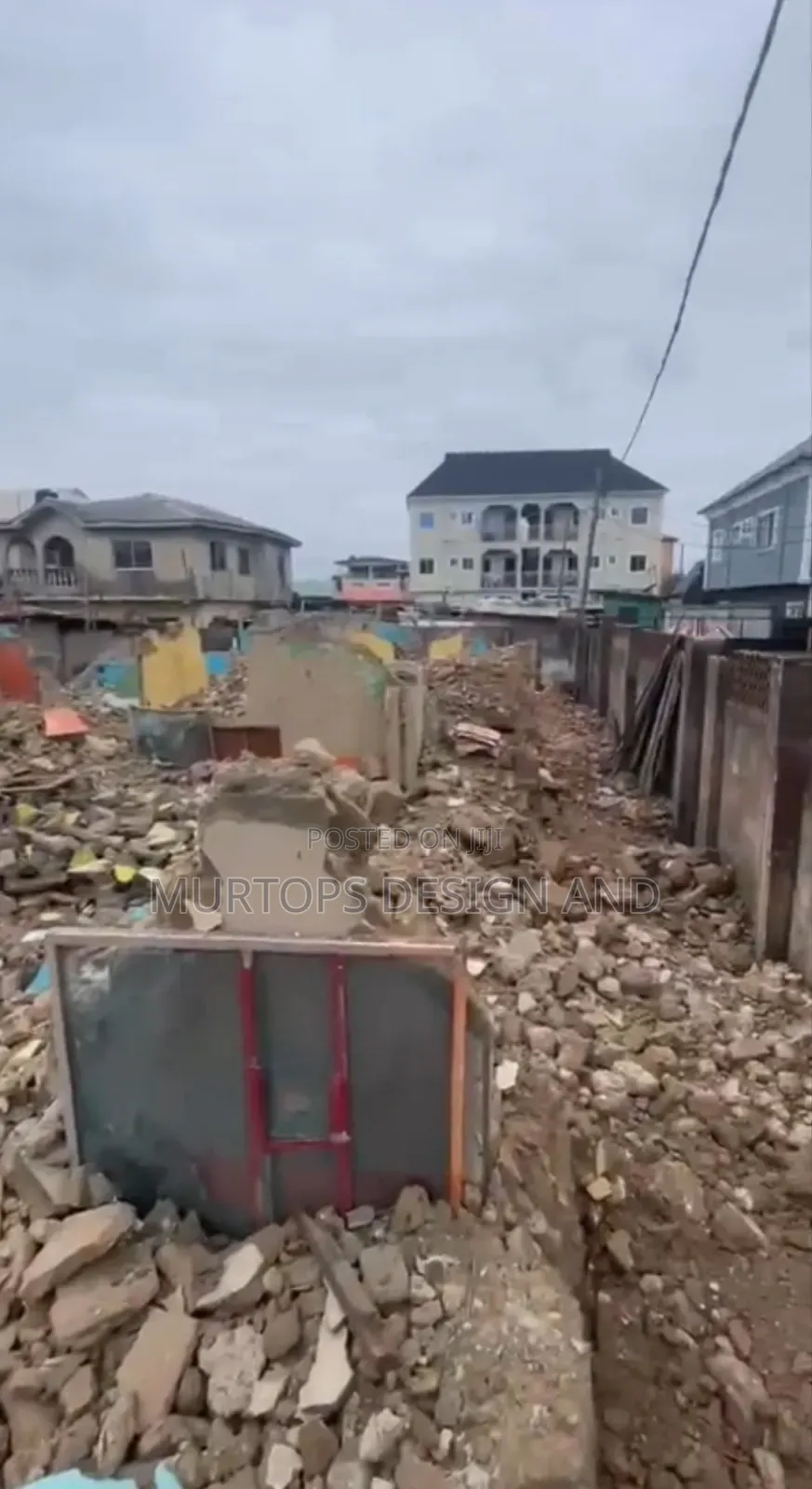 A Plot of Vacant Land Buy and Build in a Close, Tarred Road. in Aguda / Surulere