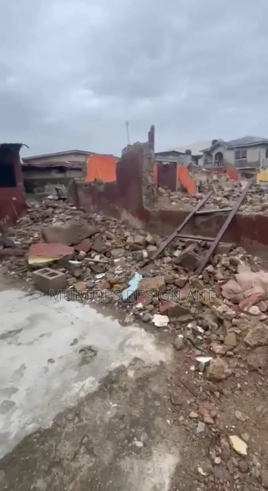 A Plot of Vacant Land Buy and Build in a Close, Tarred Road. in Aguda / Surulere