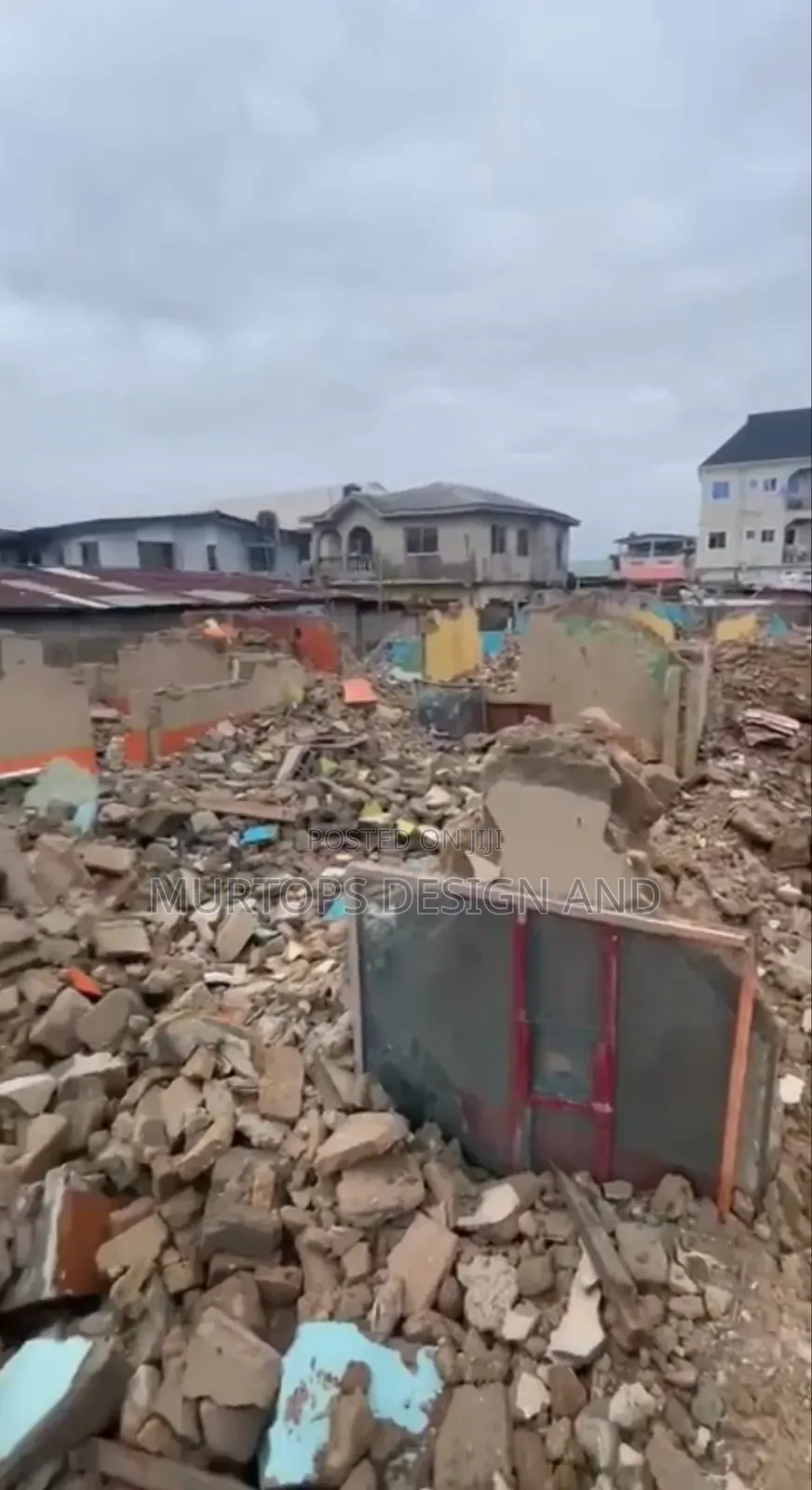 A Plot of Vacant Land Buy and Build in a Close, Tarred Road. in Aguda / Surulere