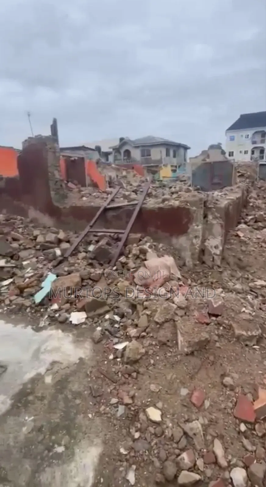 A Plot of Vacant Land Buy and Build in a Close, Tarred Road. in Aguda / Surulere