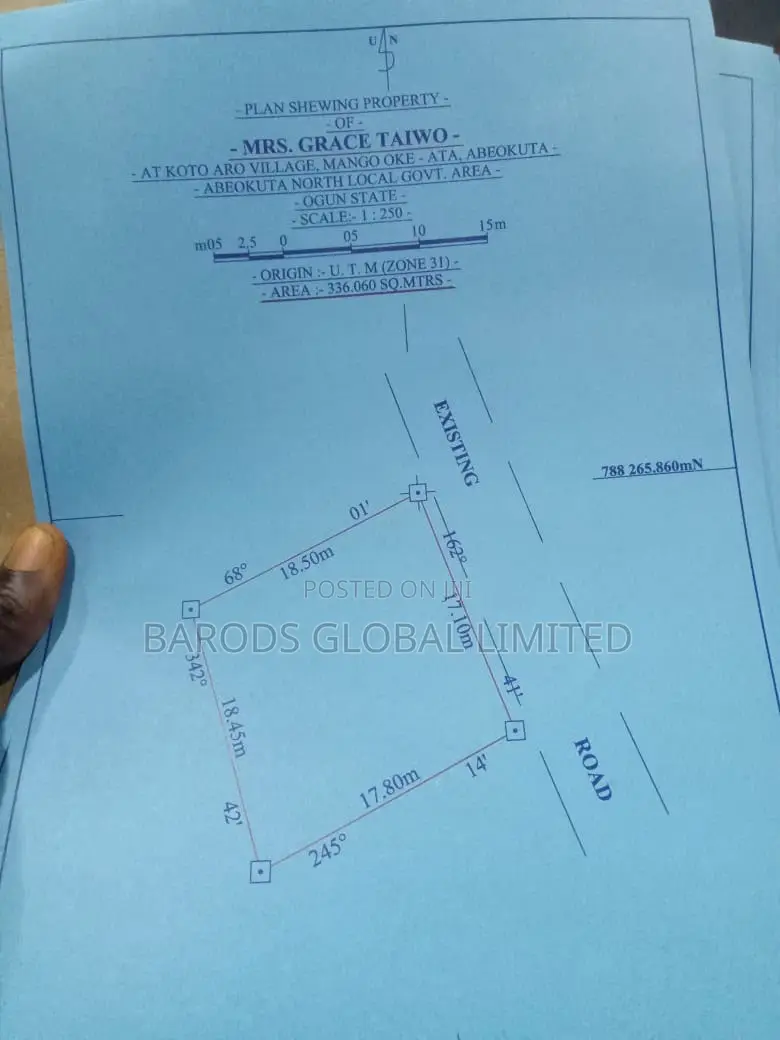 Land for Sale – Bosero, Mango Oke-Ata, Abeokuta in Abeokuta North