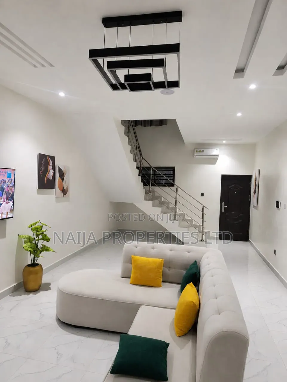 Furnished 2bdrm Townhouse / Terrace in Blenco, Sangotedo for rent in Sangotedo