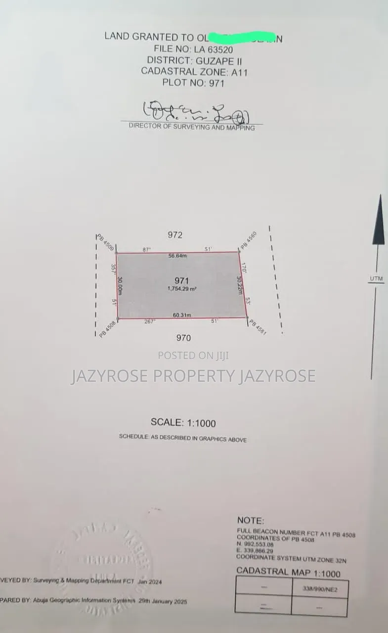 Guzape 2(11) Plot for Sale in Guzape District