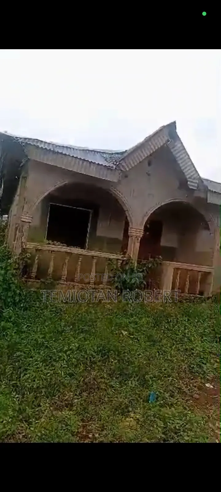 2 Bedroom Flat on Half Plot of Land at Canaanland Fully Developed Area in Ado-Odo/Ota