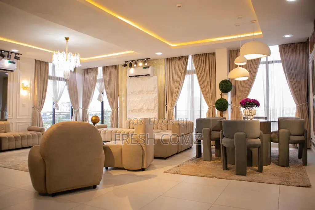 Furnished 3bdrm Apartment in Off Awolowo Ikoyi, Lekki Phase 1 for rent in Lekki Phase 1
