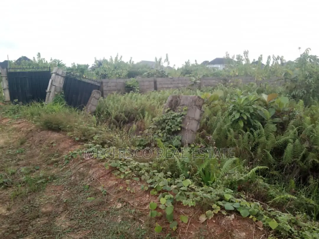 2 Half Plots of Fenced Land for Sale at Eliozu Shell Cooperative in Eliozu