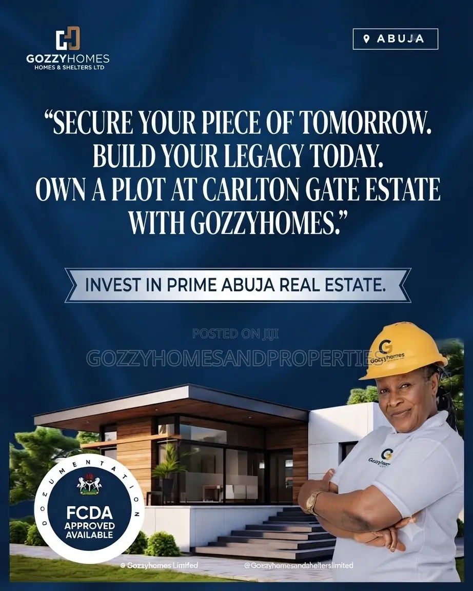 Gozzyhomes Is Bringing Carlton Gate Estate in Abuja (FCT)