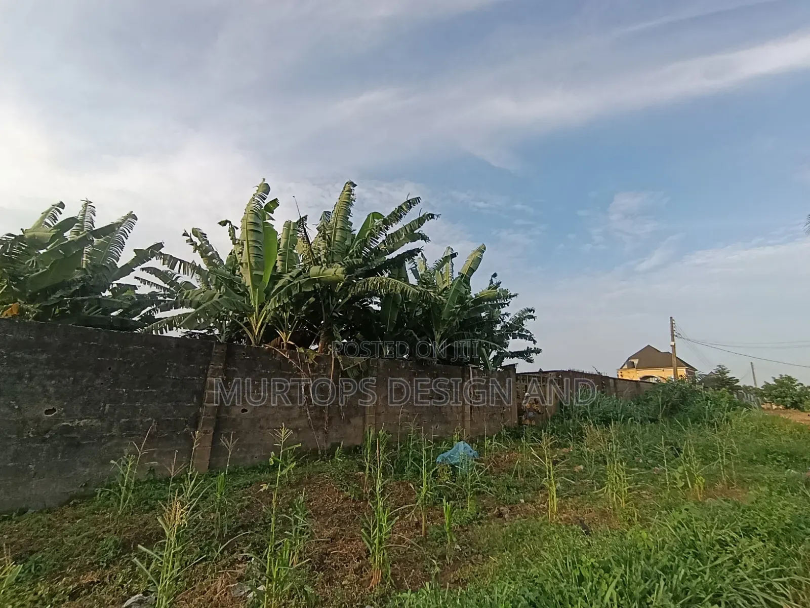 A Table Dry Land Fenced Gated in a Serene Environment We Good Title in Ita Oluwo