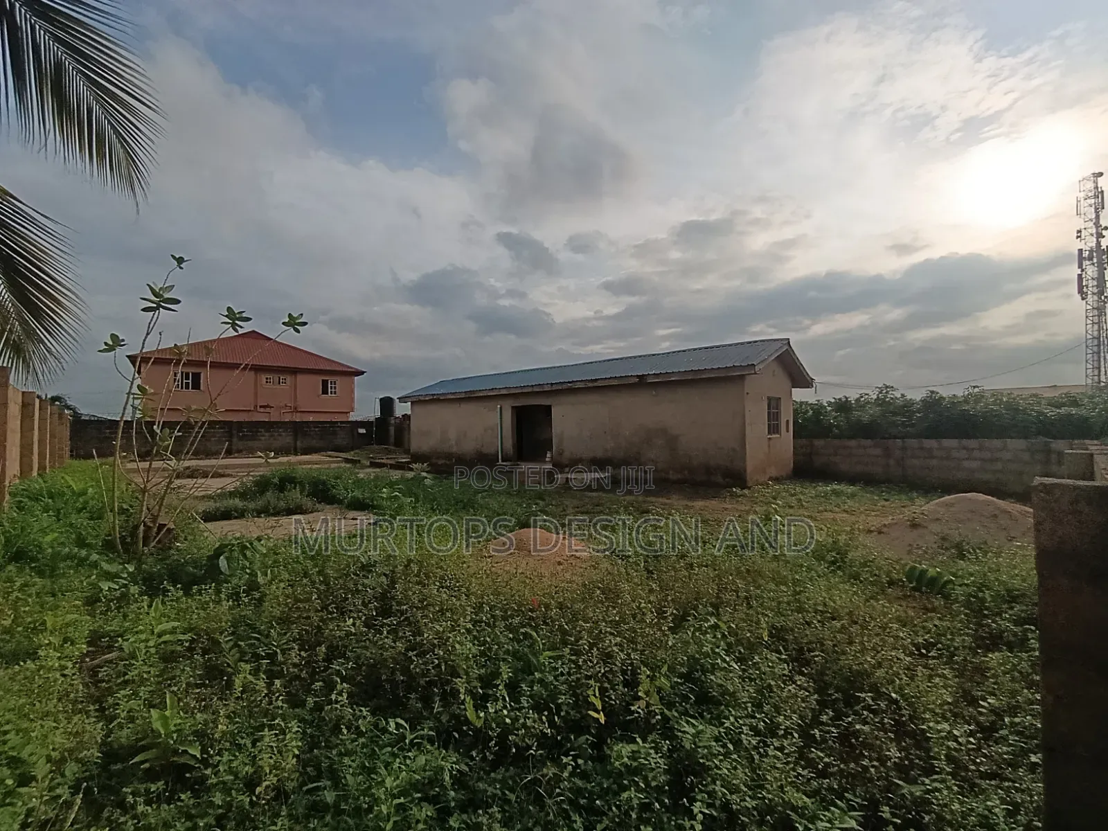 A Table Land With 2 Units of Mini Flat on a Corner Piece of Land in Ita Oluwo