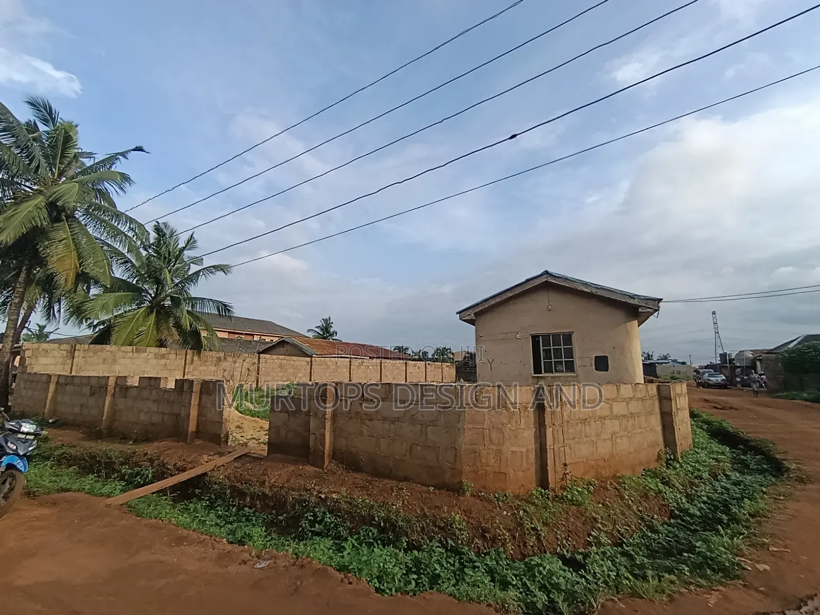 A Table Land With 2 Units of Mini Flat on a Corner Piece of Land in Ita Oluwo