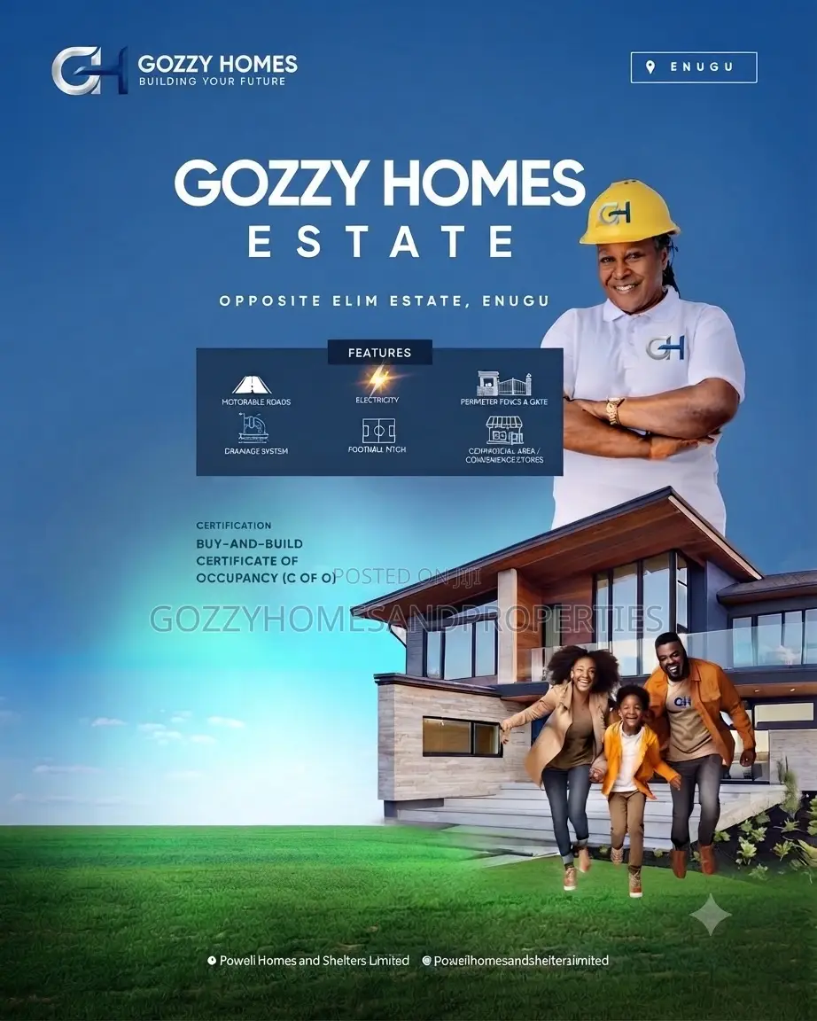 Gozzyhomes Present Hossanna Estate in Enugu State