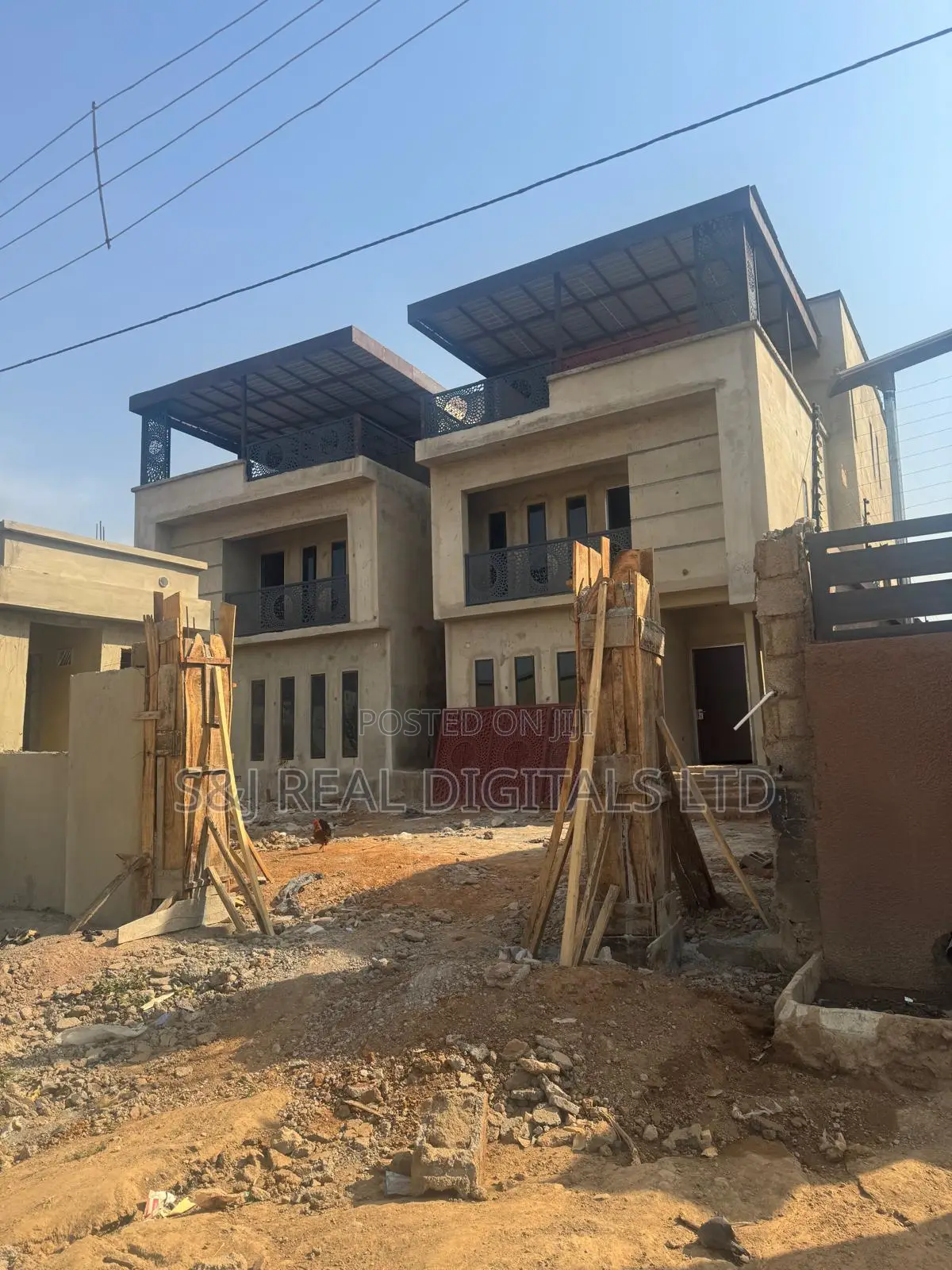 5 Bedroom Twin Duplex With BQ Penthouse (Carcass) in Kubwa