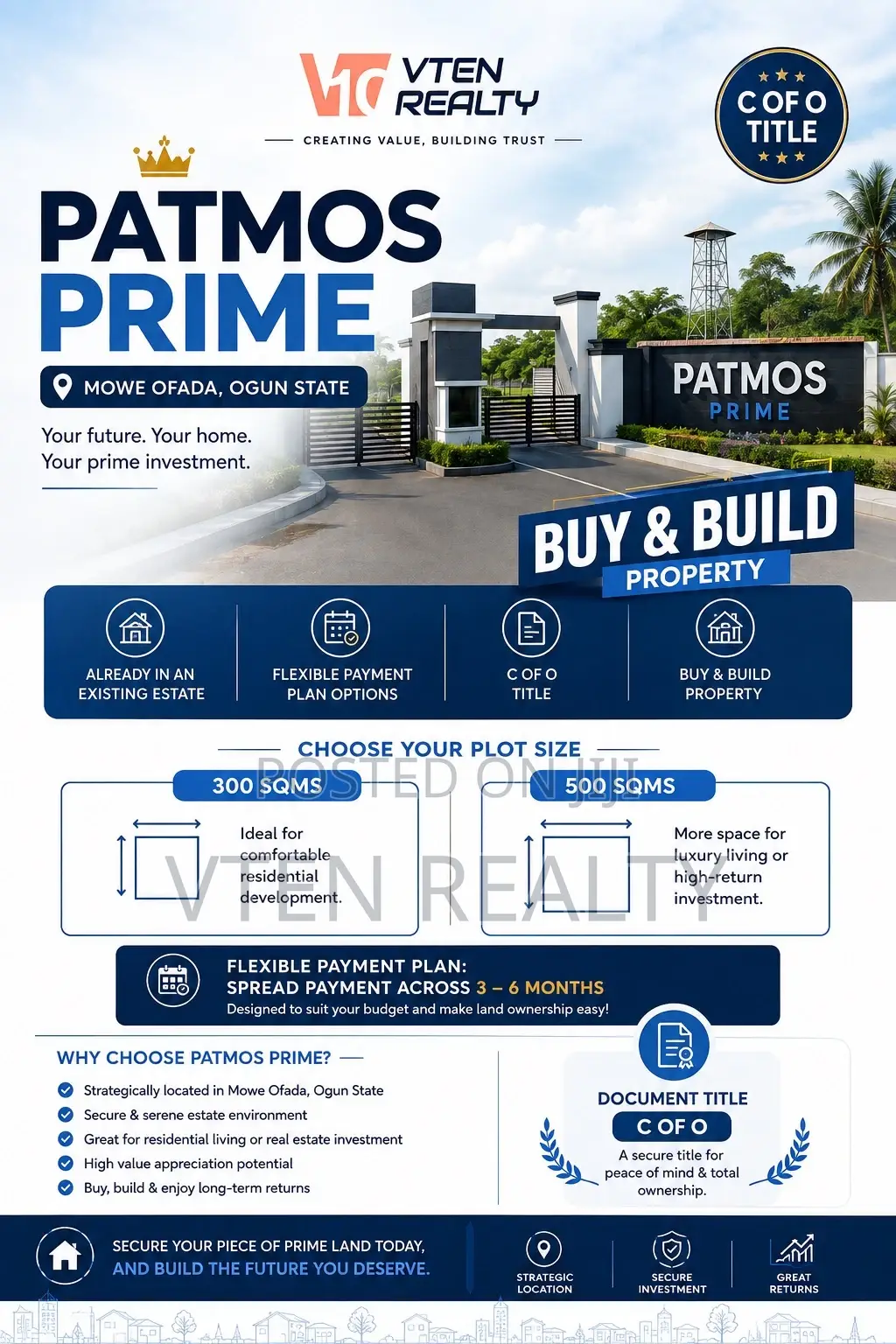 Land for Sale in Obafemi-Owode