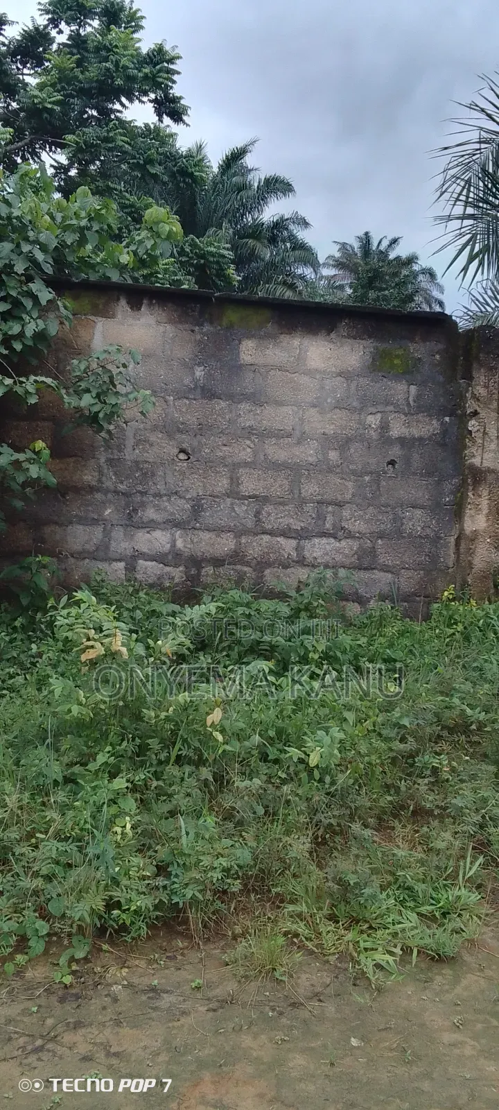 6 Fenced Plots Facing Obuaku City. in Ukwa
