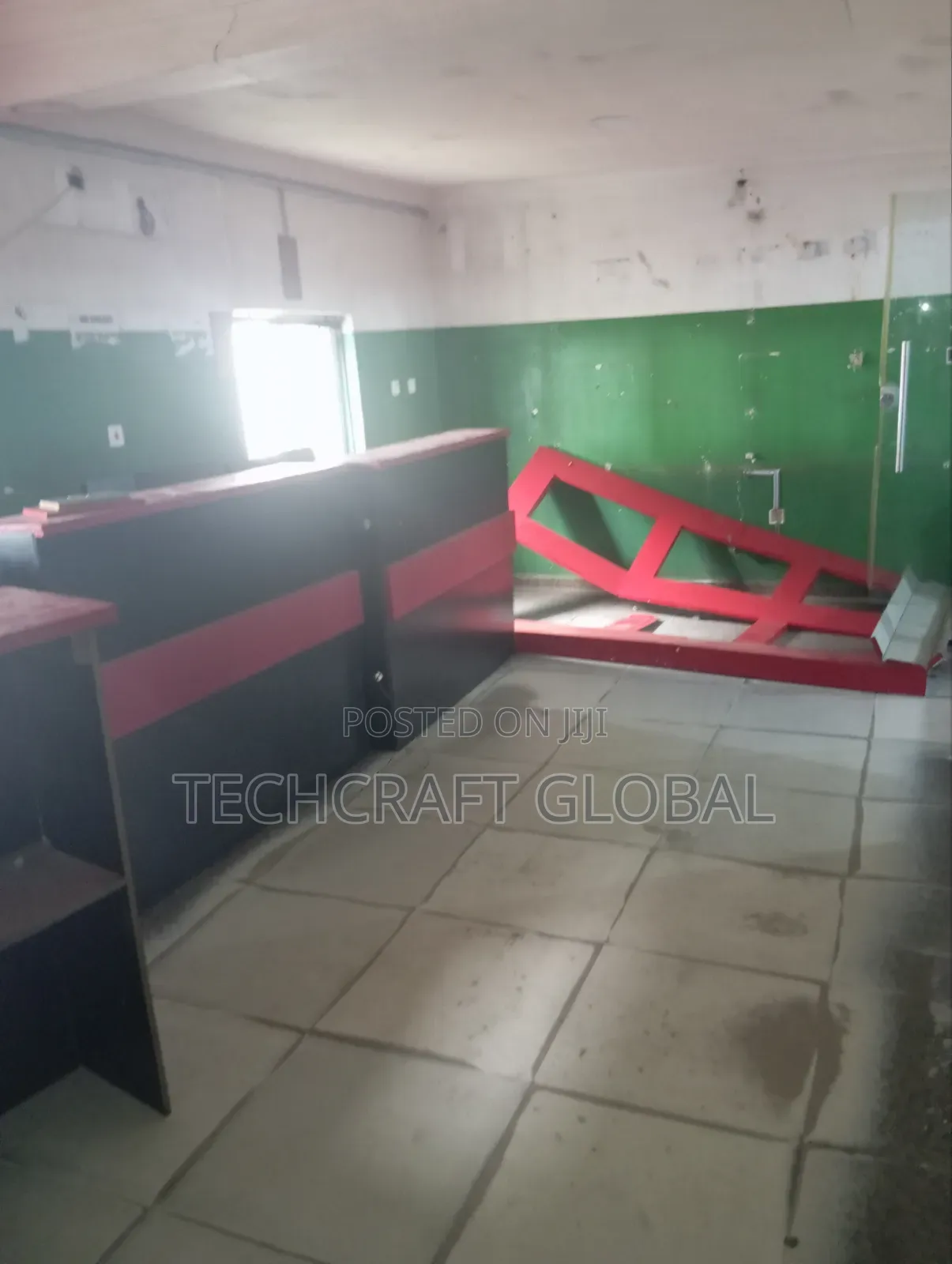 2 in 1 Spacious Shop Facing the Express to Let (Upstairs 1st Floor) in Sangotedo